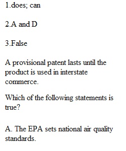 Quiz Week 15